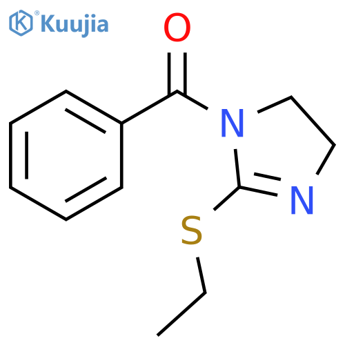 1-benzoyl-2-(ethylsulfanyl)-4,5-dihydro-1H-imidazole structure