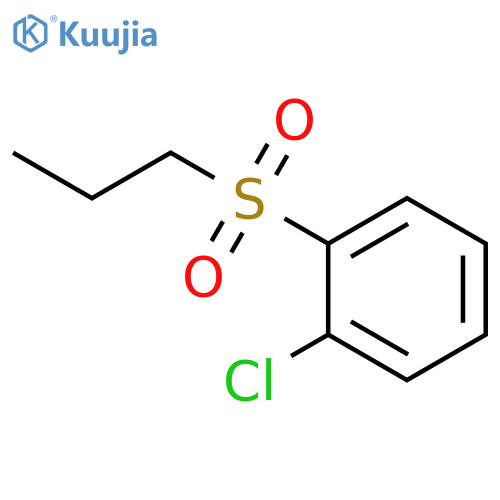 1-chloro-2-(propane-1-sulfonyl)benzene structure