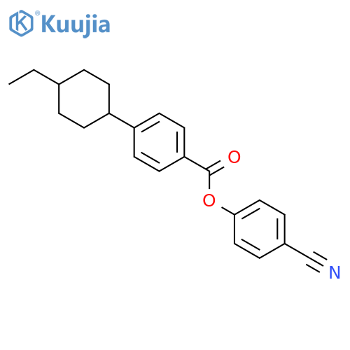 4-Cyanophenyl 4-(trans-4-ethylcyclohexyl)benzoate structure