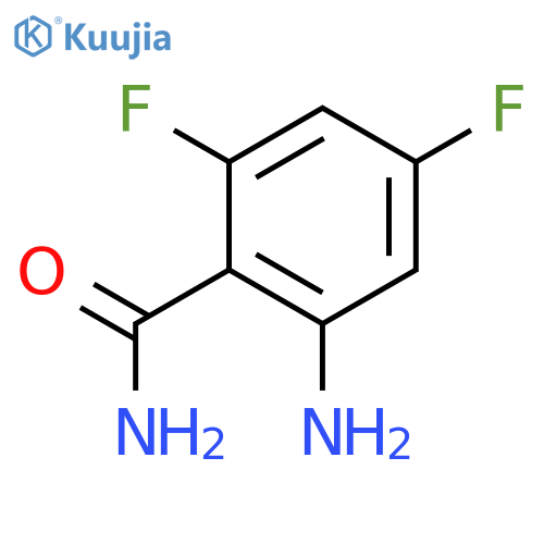 2-Amino-4,6-difluorobenzamide structure