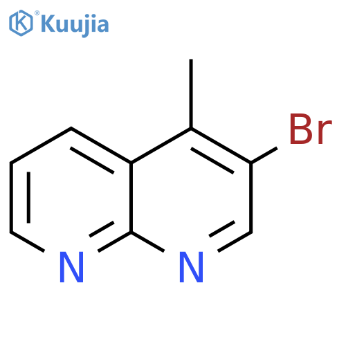 3-bromo-4-methyl-1,8-naphthyridine structure