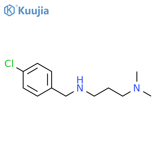 (4-chlorophenyl)methyl3-(dimethylamino)propylamine structure