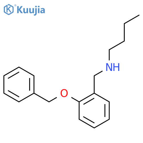 {[2-(Benzyloxy)phenyl]methyl}(butyl)amine structure