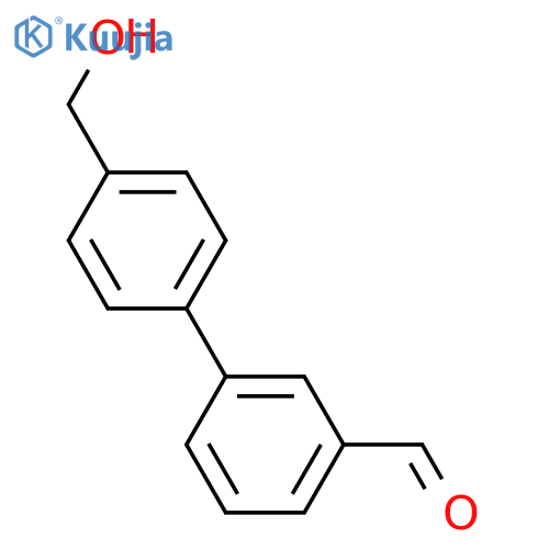 4'-(Hydroxymethyl)-[1,1'-biphenyl]-3-carbaldehyde structure