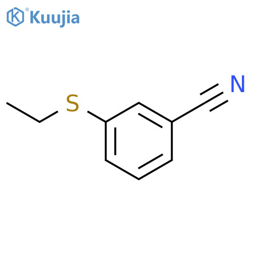 3-(ethylsulfanyl)benzonitrile structure