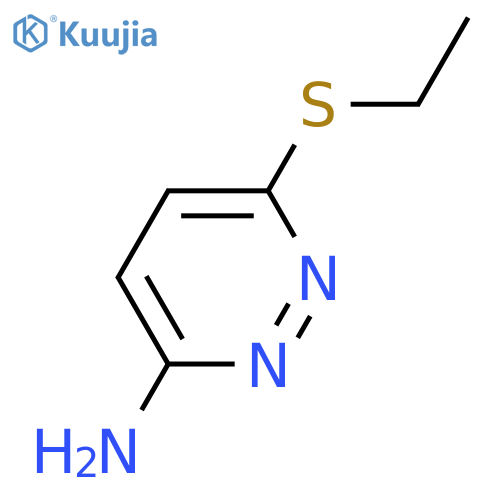 3-Amino-6-(ethylthio)pyridazine structure