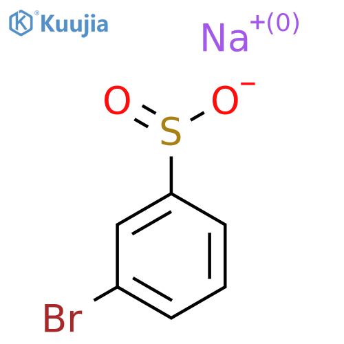 Sodium 3-bromobenzenesulfinate structure