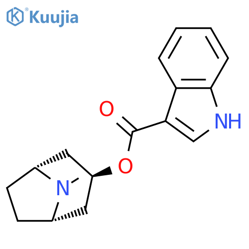 (1R,3S,5S)-8-methyl-8-azabicyclo3.2.1octan-3-yl 1H-indole-3-carboxylate structure