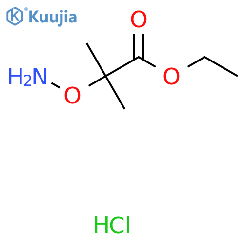 Ethyl 2-aminooxy-2-methylpropanoate;hydrochloride structure