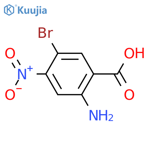 2-Amino-5-bromo-4-nitro-benzoic acid structure