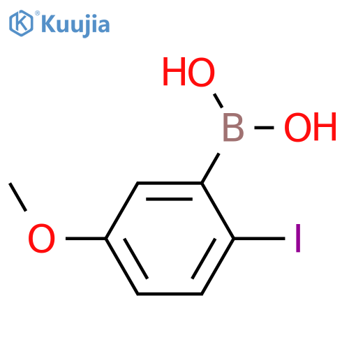 (2-Iodo-5-methoxyphenyl)boronic Acid structure