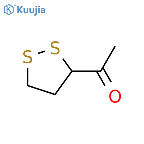 Ethanone,1-(1,2-dithiolan-3-yl)- structure