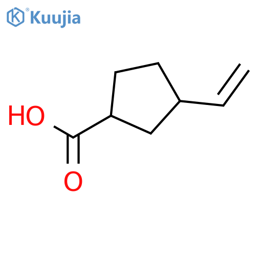 Cyclopentanecarboxylic acid, 3-ethenyl- structure