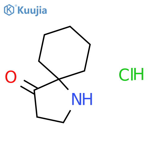 1-Azaspiro[4.5]decan-4-one, hydrochloride structure