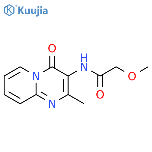 2-methoxy-N-{2-methyl-4-oxo-4H-pyrido1,2-apyrimidin-3-yl}acetamide structure