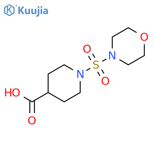 1-(Morpholin-4-ylsulfonyl)piperidine-4-carboxylic Acid structure