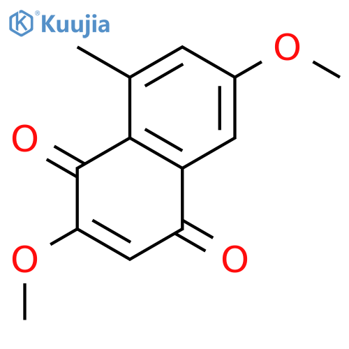 1,4-Naphthalenedione, 2,6-dimethoxy-8-methyl- structure