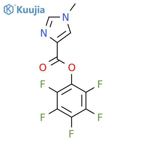 Pentafluorophenyl 1-methyl-1H-imidazole-4-carboxylate structure