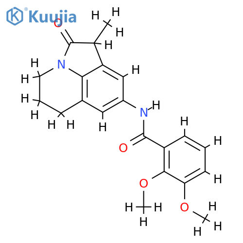 2,3-dimethoxy-N-{3-methyl-2-oxo-1-azatricyclo6.3.1.0^{4,12}dodeca-4,6,8(12)-trien-6-yl}benzamide structure