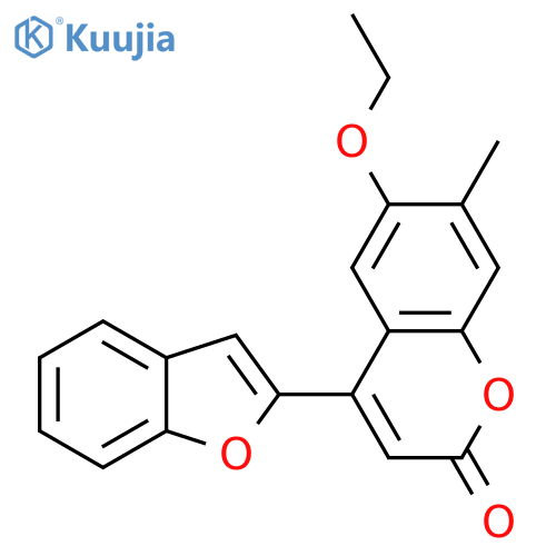 4-(1-benzofuran-2-yl)-6-ethoxy-7-methyl-2H-chromen-2-one structure