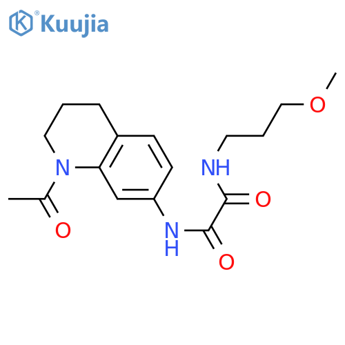 N'-(1-acetyl-1,2,3,4-tetrahydroquinolin-7-yl)-N-(3-methoxypropyl)ethanediamide structure
