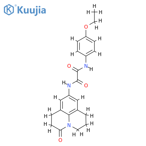 N'-(4-ethoxyphenyl)-N-{2-oxo-1-azatricyclo7.3.1.0^{5,13}trideca-5,7,9(13)-trien-7-yl}ethanediamide structure