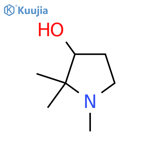 1,2,2-Trimethylpyrrolidin-3-ol structure