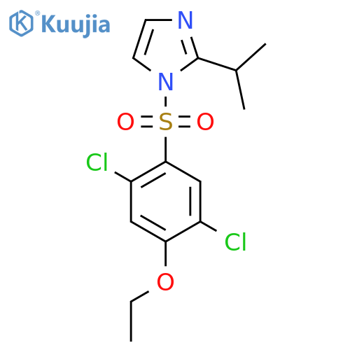1-(2,5-dichloro-4-ethoxybenzenesulfonyl)-2-(propan-2-yl)-1H-imidazole structure