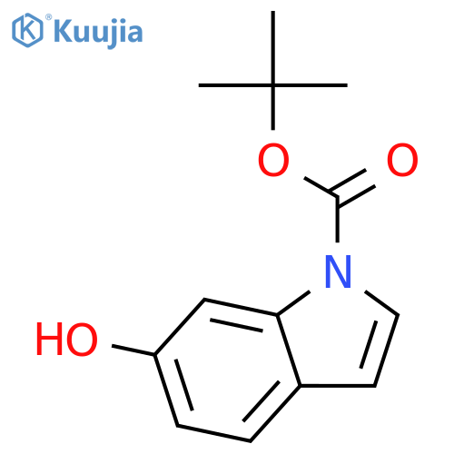 Tert-Butyl 6-hydroxy-1H-indole-1-carboxylate structure