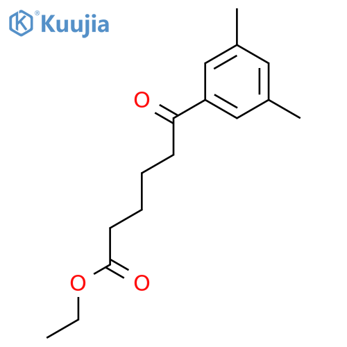 Ethyl 6-(3,5-dimethylphenyl)-6-oxohexanoate structure