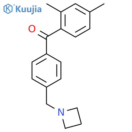 4'-Azetidinomethyl-2,4-dimethylbenzophenone structure