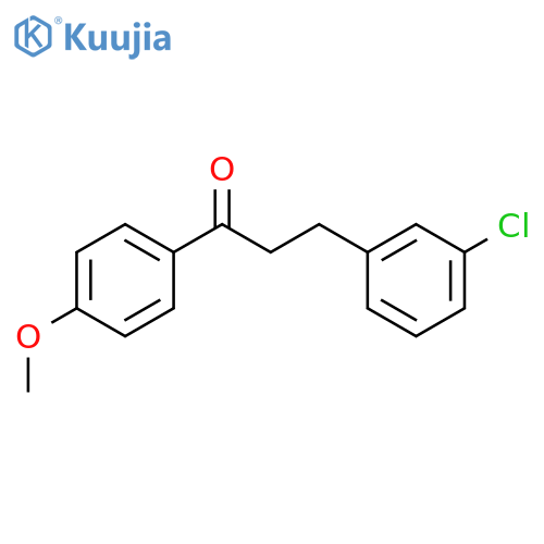 3-(3-Chlorophenyl)-4'-methoxypropiophenone structure