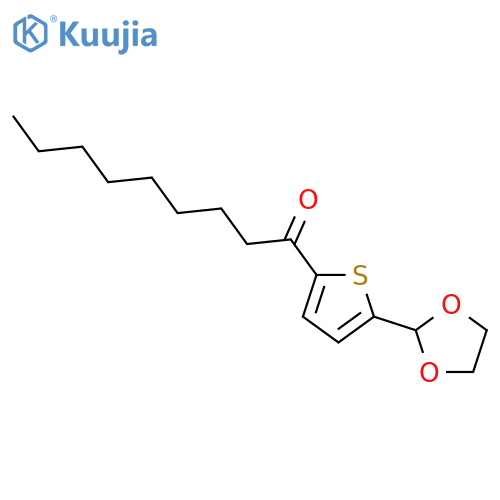 5-(1,3-Dioxolan-2-yl)-2-thienyl octyl ketone structure