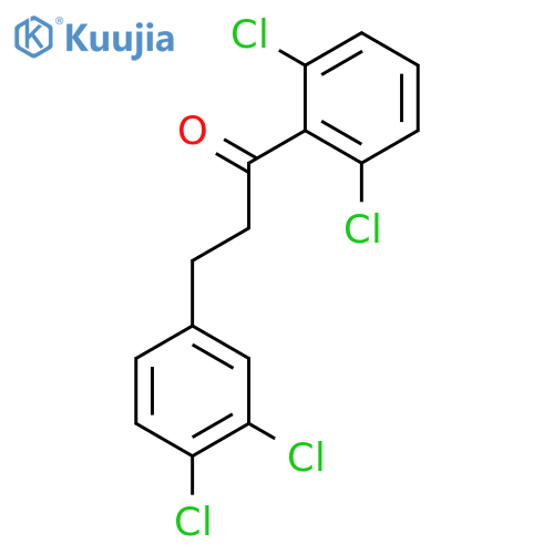 3-(3,4-Dichlorophenyl)-2',6'-dichloropropiophenone structure