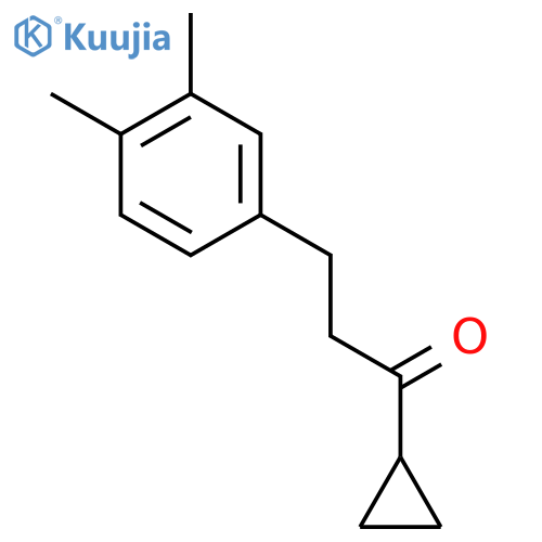 Cyclopropyl 2-(3,4-dimethylphenyl)ethyl ketone structure