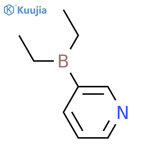 3-(diethylboranyl)pyridine structure