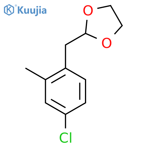4-Chloro-2-methyl (1,3-dioxolan-2-ylmethyl)benzene structure