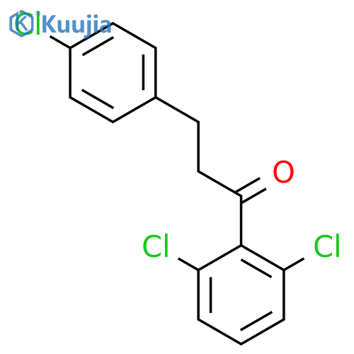 3-(4-Chlorophenyl)-2',6'-dichloropropiophenone structure