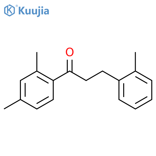 2',4'-Dimethyl-3-(2-methylphenyl)propiophenone structure