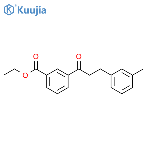 3'-Carboethoxy-3-(3-methylphenyl)propiophenone structure