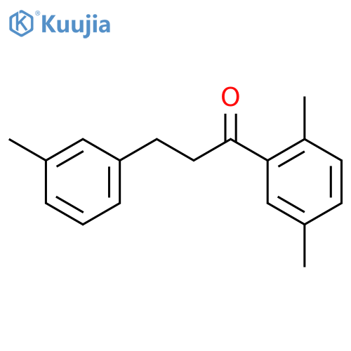 2',5'-Dimethyl-3-(3-methylphenyl)propiophenone structure