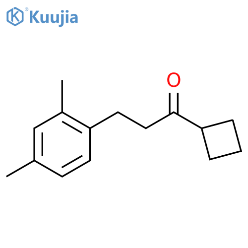 Cyclobutyl 2-(2,4-dimethylphenyl)ethyl ketone structure
