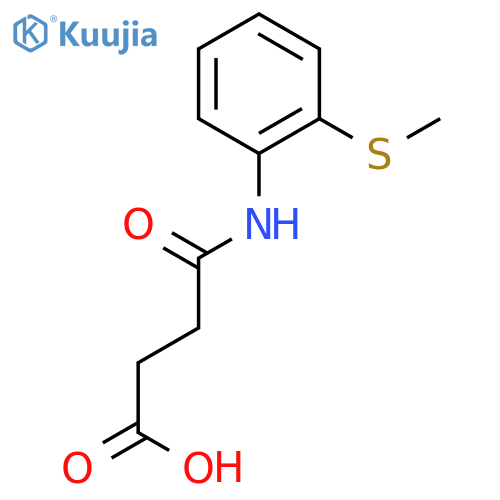 4-{2-(Methylthio)phenylamino}-4-oxobutanoic Acid structure