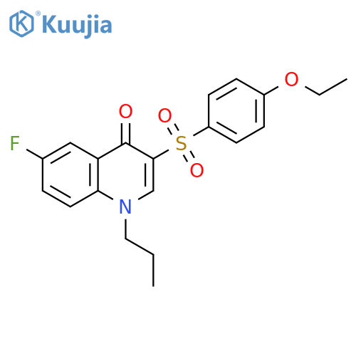 3-(4-ethoxybenzenesulfonyl)-6-fluoro-1-propyl-1,4-dihydroquinolin-4-one structure