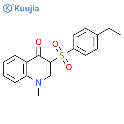 3-(4-ethylbenzenesulfonyl)-1-methyl-1,4-dihydroquinolin-4-one structure