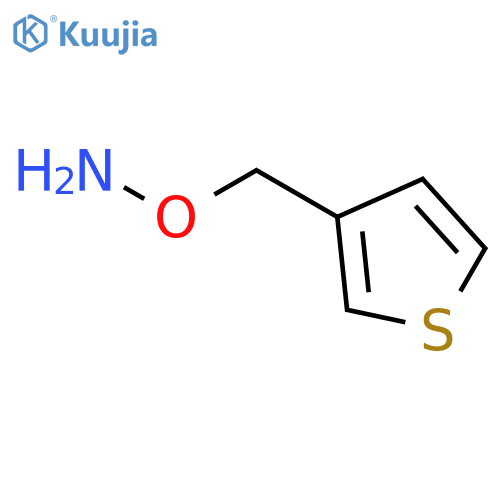 O-(thiophen-3-yl)methylhydroxylamine structure