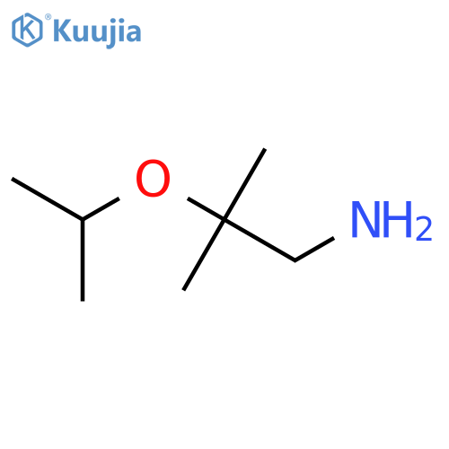 2-methyl-2-(propan-2-yloxy)propan-1-amine structure