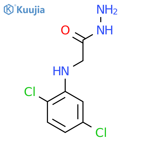 2-(2,5-Dichlorophenyl)aminoacetohydrazide structure