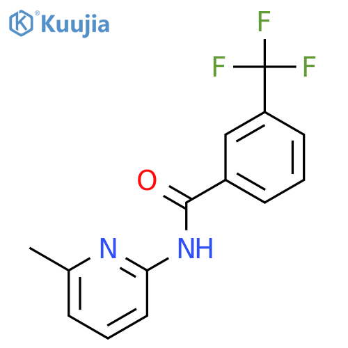 N-(6-methylpyridin-2-yl)-3-(trifluoromethyl)benzamide structure
