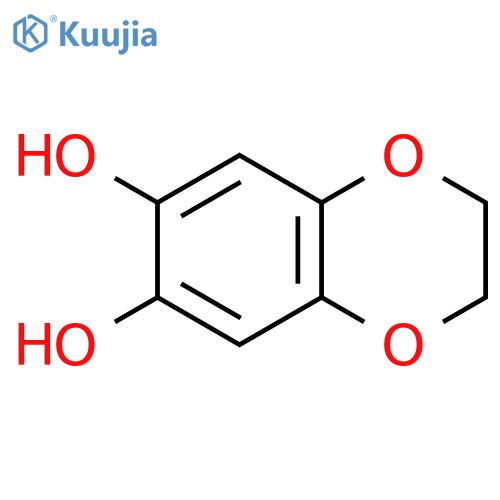 2,3-Dihydro-1,4-benzodioxin-6,7-diol structure